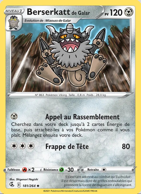 Image of the card Berserkatt de Galar