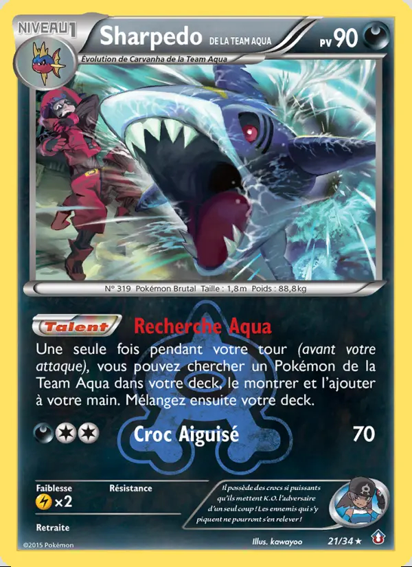 Image of the card Sharpedo de la Team Aqua