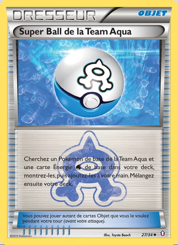 Image of the card Super Ball de la Team Aqua