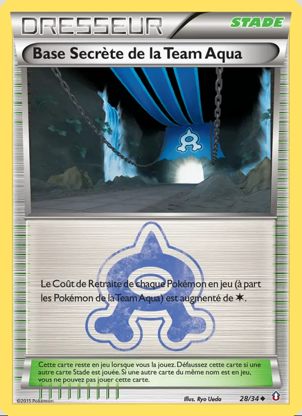 Image of the card Base Secrète de la Team Aqua