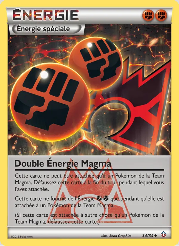 Image of the card Double Énergie Magma