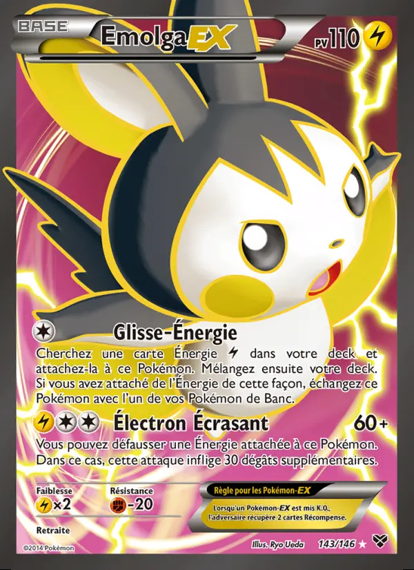 Image of the card Emolga EX