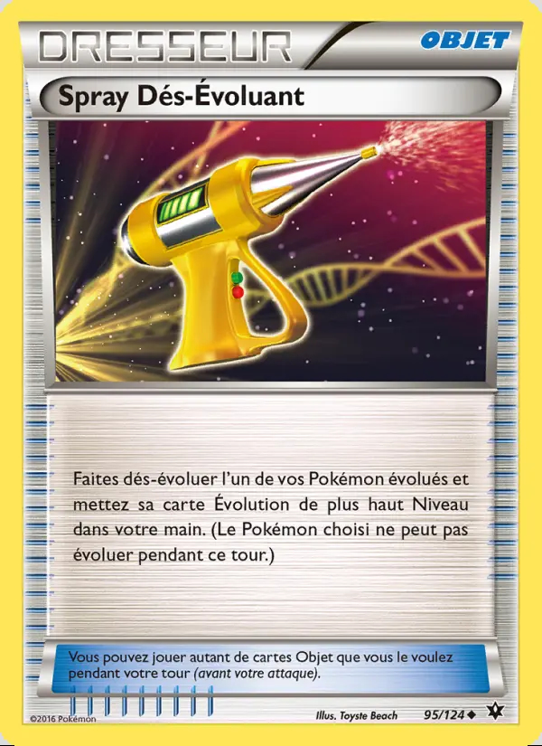 Image of the card Spray Dés-Évoluant
