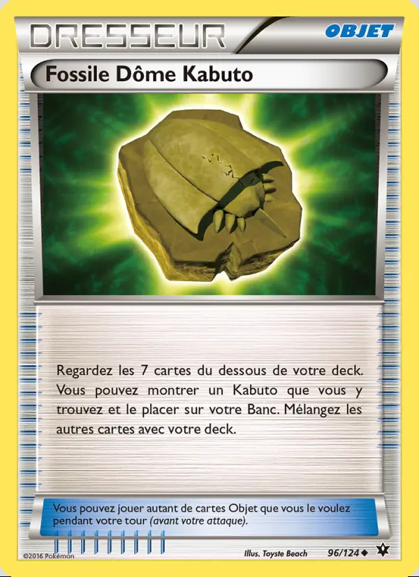 Image of the card Fossile Dôme Kabuto