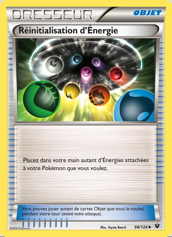 Image of the card Réinitialisation d'Énergie