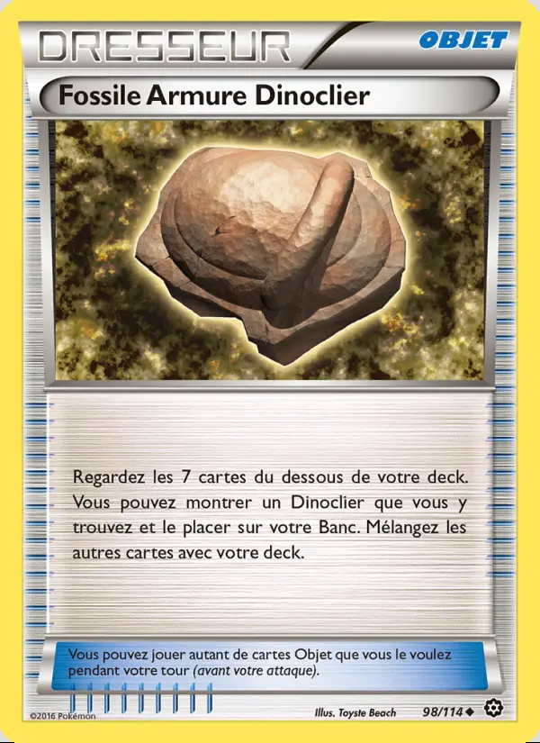 Image of the card Fossile Armure Dinoclier