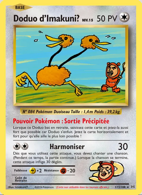 Image of the card Doduo d'Imakuni?