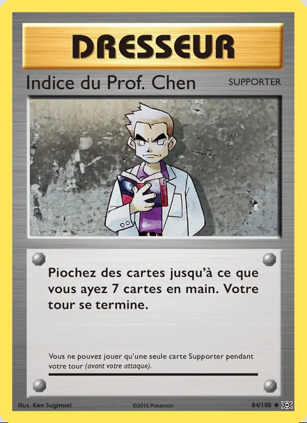 Image of the card Indice du Prof. Chen