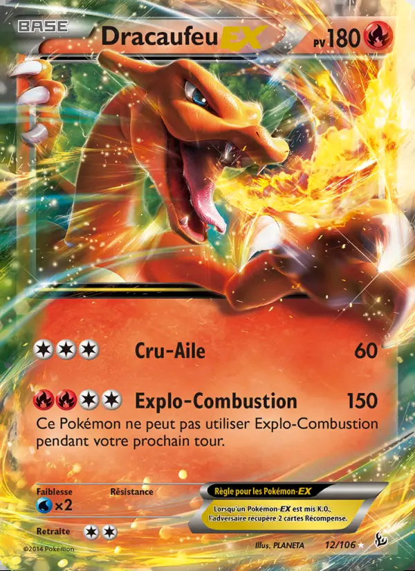 Image of the card Dracaufeu EX