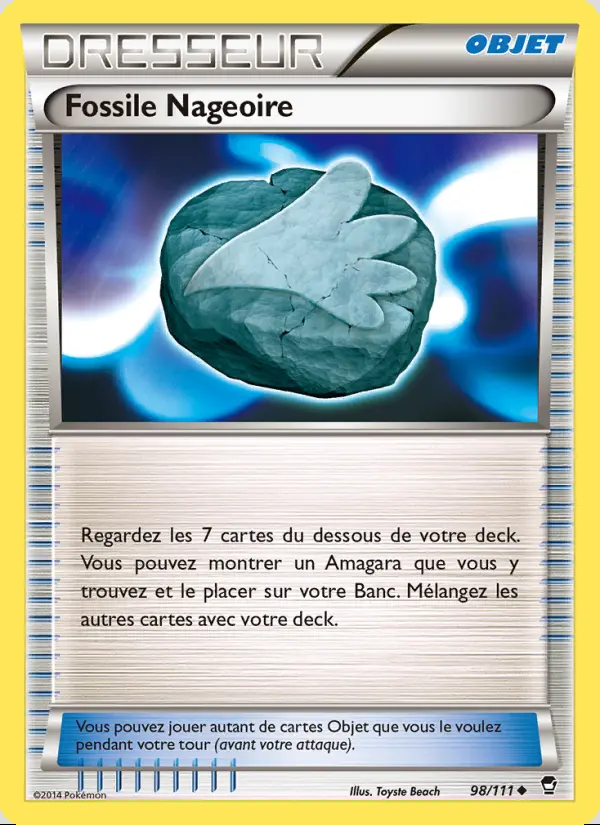 Image of the card Fossile Nageoire