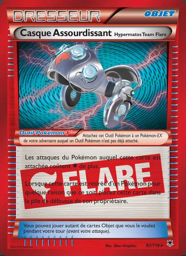 Image of the card Casque Assourdissant Hypermatos Team Flare