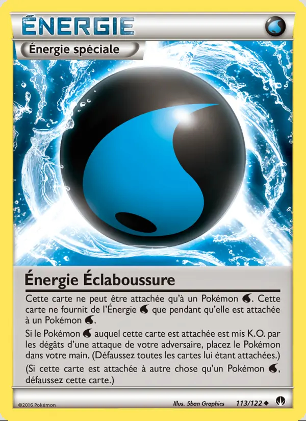 Image of the card Énergie Éclaboussure